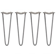 MONSTER Hairpin noge za namještaj 16", 2 kraka, 12 mm, sirovi čelik, 4 kom (5000151848)